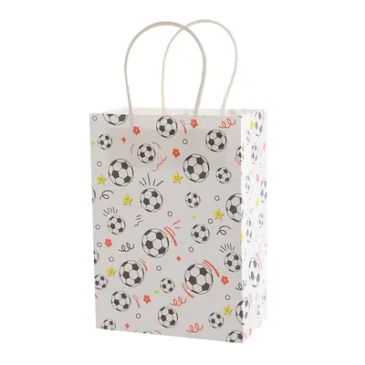 Cartoon Baseball Print Kraft Paper Gift Bag for Kids