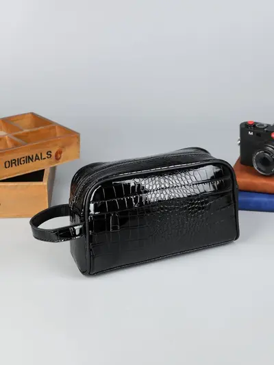 SH199 Men's Clutch Bag, Multifunctional Large Capacity Underarm Bag - 5