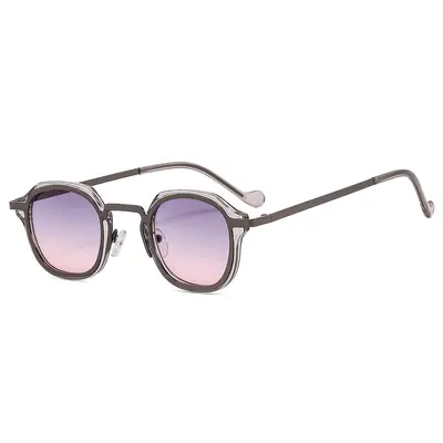 Metal Frame Sunglasses for Men and Women, UV400 Protection - 5