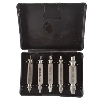 S2 Double-Head Screw Extractor 4-Piece Set for Stripped Screws - 9