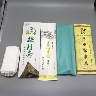 Disposable wet wipes and chopsticks set - 3