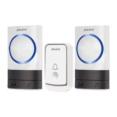 Wireless Doorbell 200m Range 1 Transmitter 2 Receivers with Music - 6