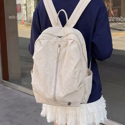 Waterproof nylon backpack for hiking and travel