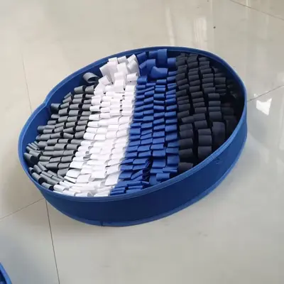 Yuvarlak Keçe Koku Arama Minderi, Evcil Hayvan Yavaş Yeme ve Zeka Oyuncağı