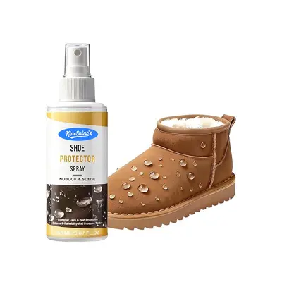 KineShineX Suede and Matte Protective Spray, Waterproof, Keeps Dry in Rain and Snow
