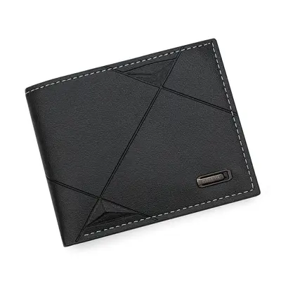 Kurze Herrenbrieftasche aus Leder mit Kartenfächern - 6