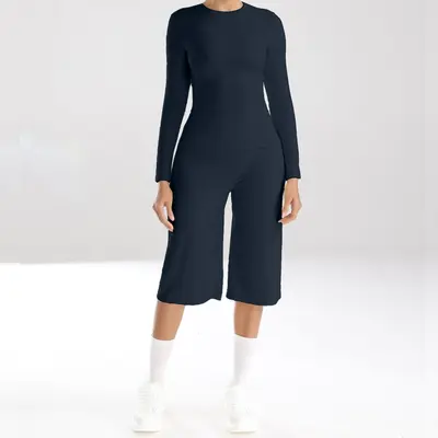 Long Sleeve Yoga Set Women Two-Piece Quick-Dry High Waist Fitness Wear - 11