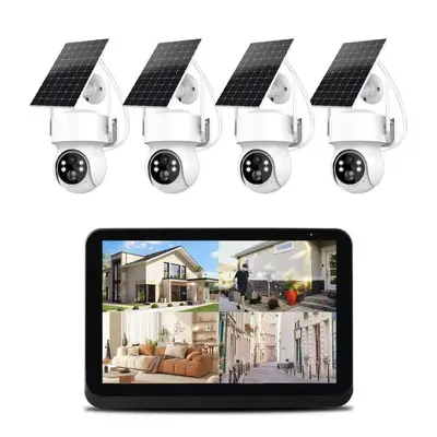 wifi套装监控摄像头 ICSEE超级看看4路带屏幕wifi套装监控摄像头 - 9