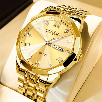 Men's Quartz Watch Hollow Caseback Calendar Luminous - 13