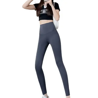鲨鱼裤女外穿交叉收腹提臀运动瑜伽裤薄款无尴尬线无痕高腰打底裤