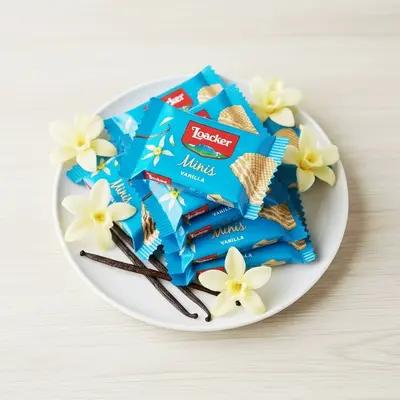 Loacker gofret küçük paket 10 g fındık vanilya çikolata - 8
