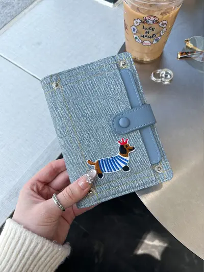 Puppy-design passport and document wallet for travel - 7