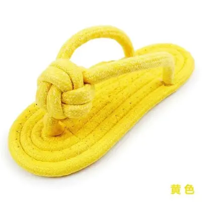 Dog Chew Toy Rope Knot Slipper for Small and Medium Dogs, Chew-Resistant - 7