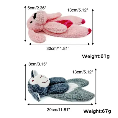 Factory Wholesale In-Stock Plush Pet Toys, Squeaky Chew-Resistant Stress-Relief Crinkle Paper Dog Toy, Pet Toys