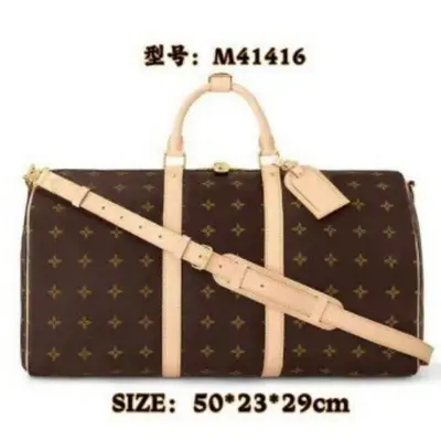 Keepall 50 travel bag, large capacity unisex tote
