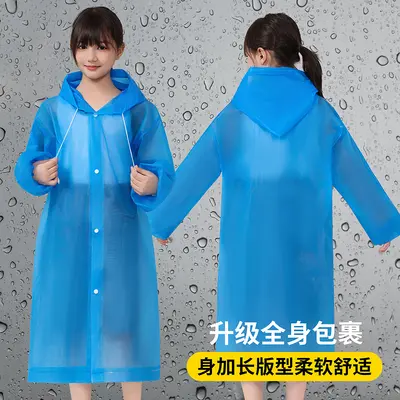非一次性雨衣户外全身防暴雨男女款加厚成人儿童便携式穿登山雨披