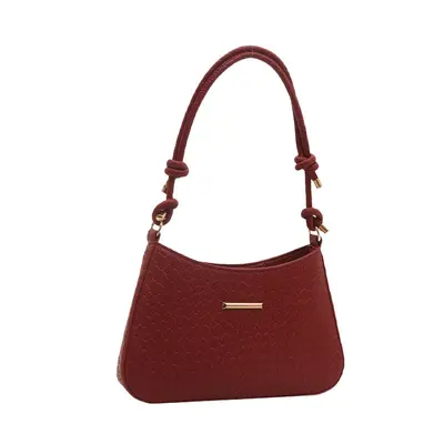 Women's Solid Colour Underarm Crossbody Bag, Spring Style - 5