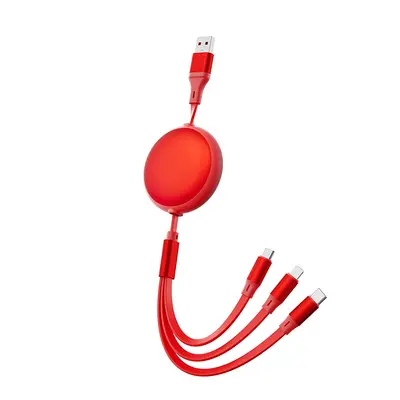 3-in-1 100W super fast charging cable 6A for Apple, Android and Huawei - 12