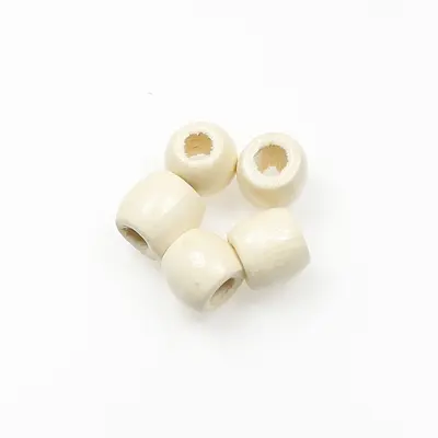Maple Wood Large Hole Loose Beads for DIY Handmade Jewelry