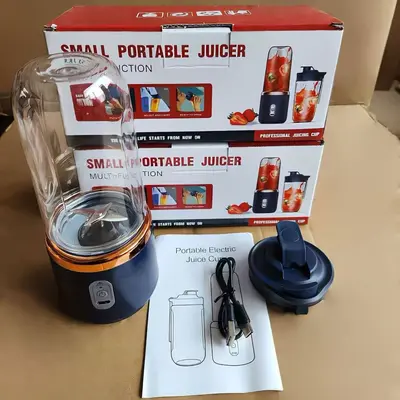 Taşınabilir şarjlı meyve sıkacağı, USB destekli - 6