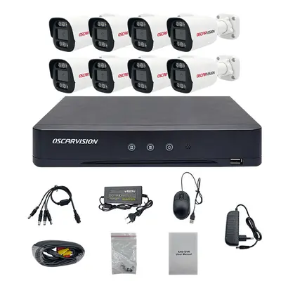 AHD Koaxialkamera 8-Kanal, Farbaufnahme, wasserdichter Monitor - 10