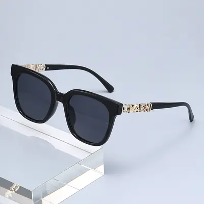 2026 Retro Round Large-Frame Sunglasses for Women - 1