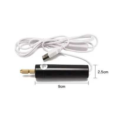 Minyatür alüminyum kabuk çok fonksiyonlu elektrikli öğütücü DIY el yapımı inci sondaj aracı tutkal mini elektrikli matkap