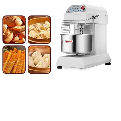 Commercial dual-speed dough mixer silent large capacity