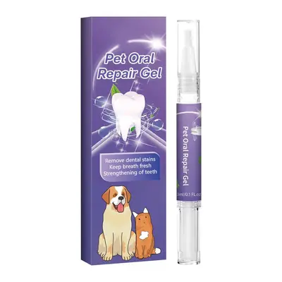 Cross-Border Pet Teeth Cleaning Pen Oral Hygiene Bad Breath Removal Tartar Cleaning Gel 3ml Factory Wholesale