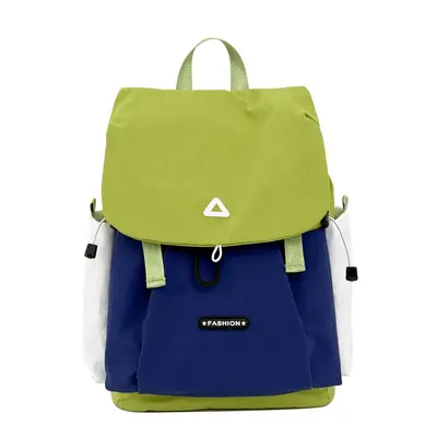 Contrast Color Drawstring Backpack, Large Capacity Outdoor - 8