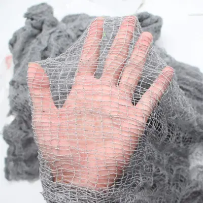 Halloween Decoration Cheesecloth, Tattered Horror Fabric - 10