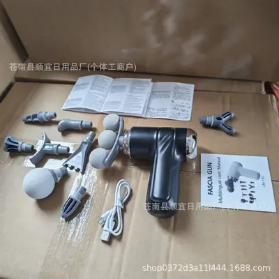 Rechargeable Mini Massage Gun with LCD Display for Neck - 3