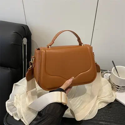 Damen-Handtasche für den Winter, kleine quadratische Tasche
