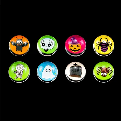 Leuchtender Halloween-Springball mit Augapfel, flauschig, Partygeschenk - 7