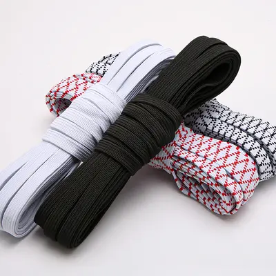 Elastikband, doppellagiges Latex, breit, flach gewebt, hochelastisch - 3