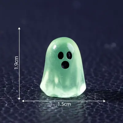 Glow-in-the-Dark Little Ghost DIY Hanging Decoration, Mini Micro Landscape - 8