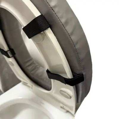 Waterproof Velcro Toilet Seat Cover, Soft Raised Thickened Cushion