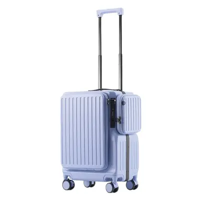 20-Inch Front-Opening PC Carry-On Suitcase, Combination Lock, Drop-Resistant - 6