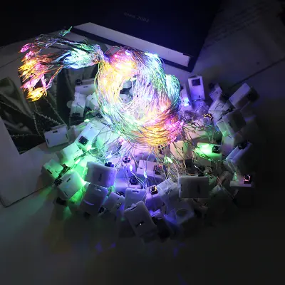 LED String Light, Small, Adjustable, Flash and Multicolor - 9