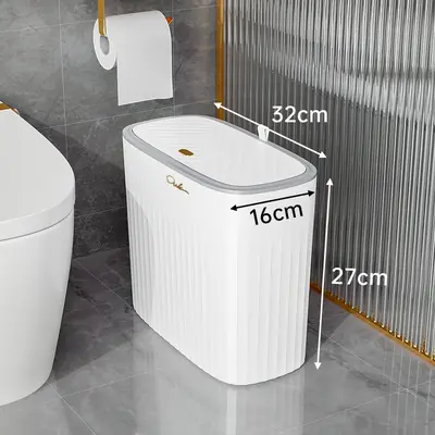 Luxus-Mülleimer, Push-in-Mülleimer für Badezimmer, Wohnzimmer und Küche, in großen Mengen erhältlich. - 9