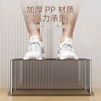 大容量透明收纳箱家用衣柜厚衣物整理箱加厚塑料玩具储物盒 - 3