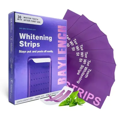 PAP whitening strips tooth enamel protection purple