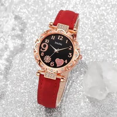 Cross-border watch factory wholesale casual fashion ladies wristwatch ins style student exam watch women wholesale