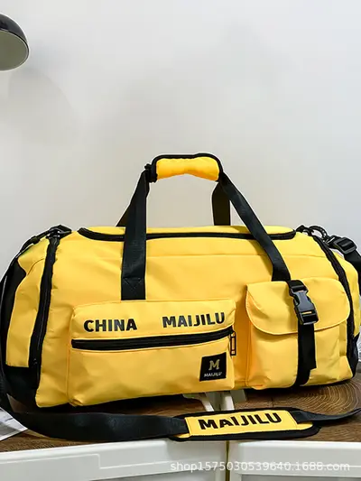 Große Sportreisetasche mit Nass-Trocken-Trennung und Yoga-Fach - 7