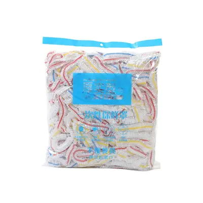 Disposable food storage lid with elastic sealing