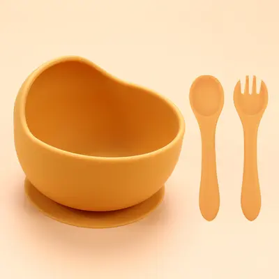 Silicone Suction Baby Bowl for Independent Feeding - 12