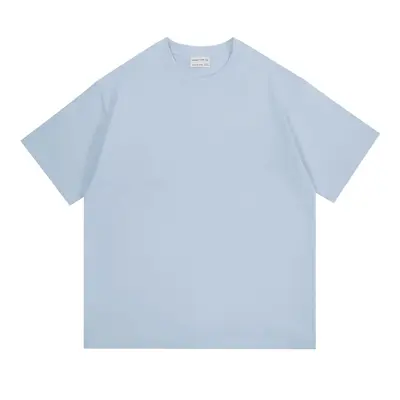 New 260g Heavyweight Men's T-Shirt Pure Cotton Short Sleeve Solid Color Summer Versatile Drop Shoulder Undershirt Men's T-Shirt Wholesale - 10