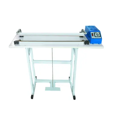 Ayakla çalışan yapıştırma makinesi shrink film kesme - 8