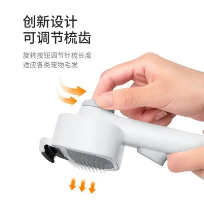 Stainless Steel Pin Pet Comb for Cats and Dogs, Undercoat Removal