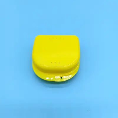 Denture storage case, dental wire box, portable full mouth small hole perforated dental case, orthodontic storage case - 9
